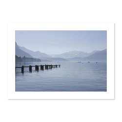 Ponton depuis petit port - Annecy le Vieux
