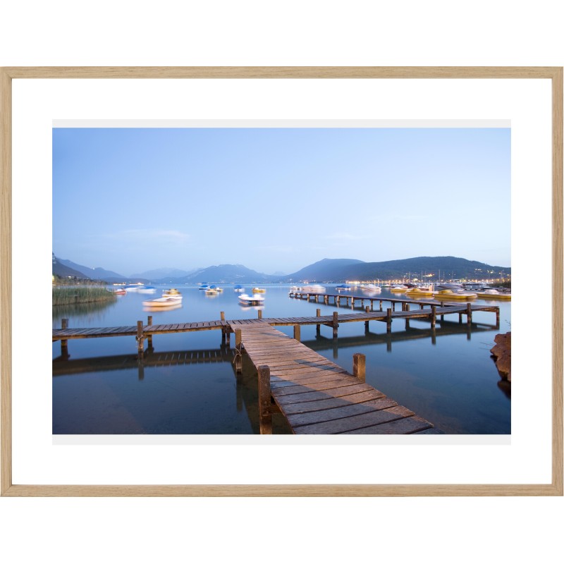 Longue pose au bord du lac